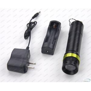Aluminum Alloy 130Lm CREE LED Flashlight Torch With Adjustable Focus Zoom