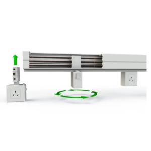 Surface Mounted Indoor Lighting Busway IP54 With Silver Finish