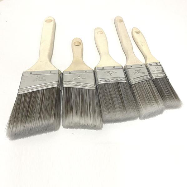 Buy Flat Shape Paint Brush Tool Oblique Brush 5-piece Set at wholesale prices