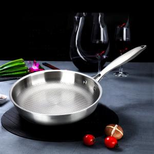 Honeycomb Kitchen Frying Pan Nonstick Hybrid Stainless Steel Frying Pan