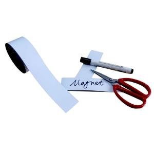 Durable Magnetic Whiteboard Sticker Dry Erase Magnetic Strip Roll Erasable