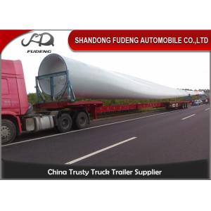 Double Vertical Plate 35T 25M Q345B Cargo Extension Trailer