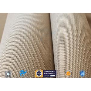 Quality Brown 31oz Silica Fabric 800℃ Working Temperature 0.05&quot; Thick Fireproof Curtain for sale