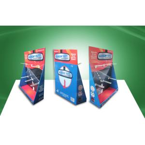 Custom Comodity Promotional Cardboard Countertop Display With Plastic Hook