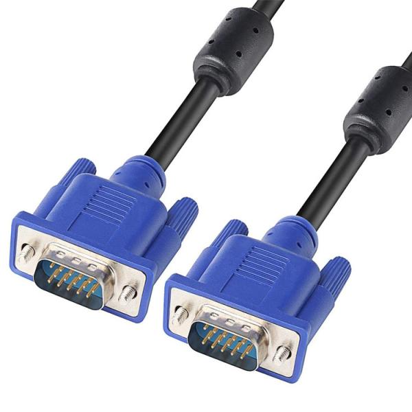 1M 1.5M 2M 3M 5M 1080P Male to Male HD DB 15 PIN VGA To VGA Monitor Cable for PC
