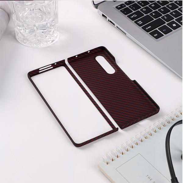 Black Color Aramid Fiber Phone Case For Samsung Galaxy Z Fold 3