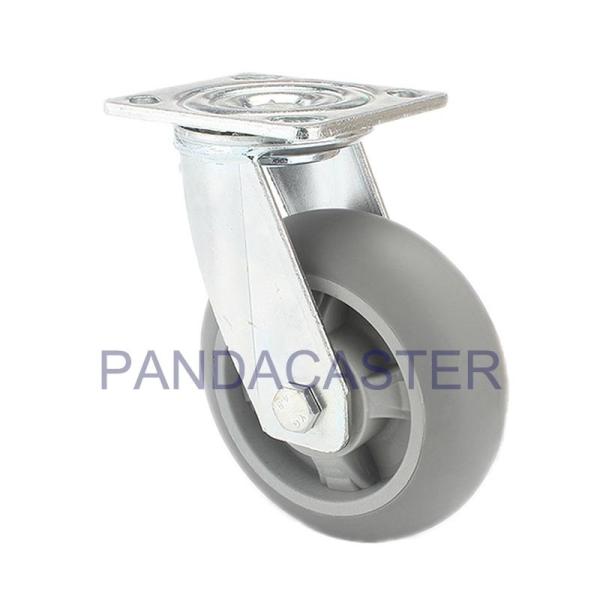 Buy 6 Inch Heavy Duty Wheels Round Thermoplastic Rubber Nonmarking Swivel Caster Wheels at wholesale prices