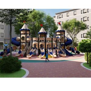 Kindergarten Kids Outdoor Plastic Playground Slides Equipment
