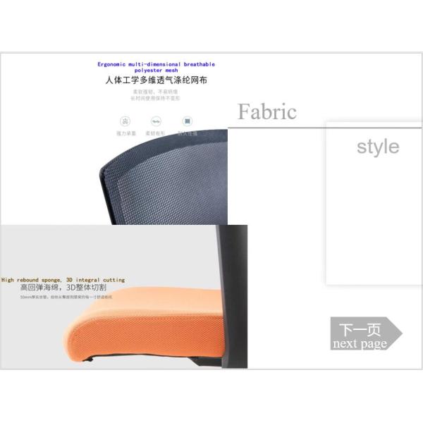 Stainless Steel Executive Office Chair with Adjustable Armrest and BIFMA Certification