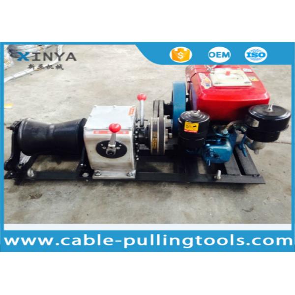 Buy Power Construction Cable Winch Puller With Water Cooled Diesel Engine at wholesale prices