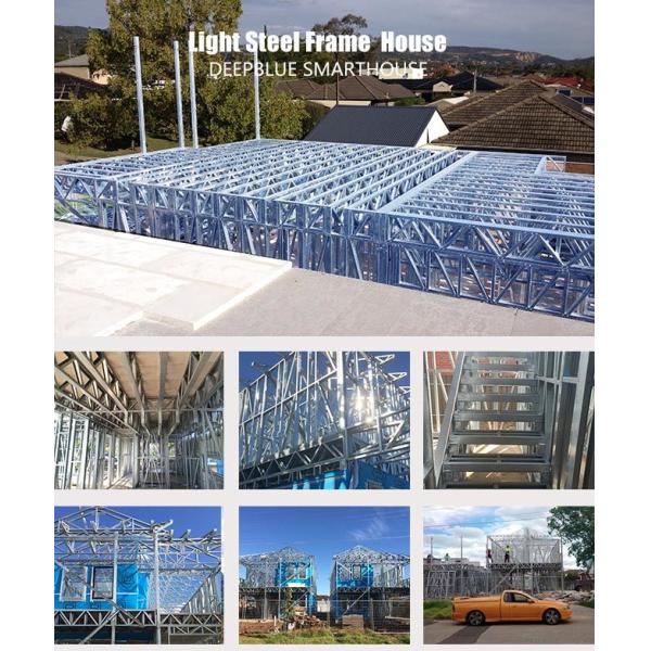 Light Steel Frame Prefabricated House 4-Bedroom 2-Bathroom Luxury Modular Home