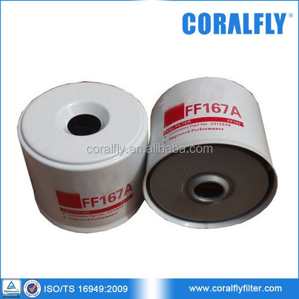 Buy Ff167a P556245 1919100 K915319 Fleetguard Diesel Engine Fuel Filter at wholesale prices
