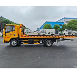 Customized 4x2 FAW 8Tons Tow Wrecker Truck With Landing Wrecker Truck Body