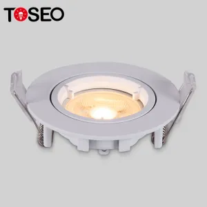 China Compact Dimmable Fire Rated LED Downlights With High CRI 80 on sale