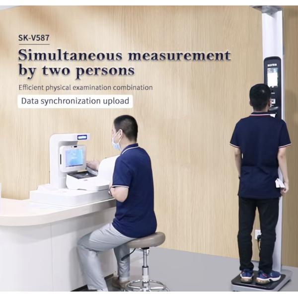 Hospitals Medical Diagnostic Equipment Body Composition Analyzer 10.1inch Touchscreen