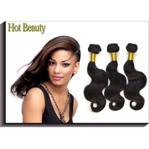 Quality 10&quot;--30&quot; Inch Thick Hair Nutritious 6a Brazilian Virgin Hair , Color 1b# for sale