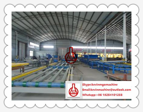 MGO Wall Panel Making Machine , Industrial Full Automatic Sandwich Panel