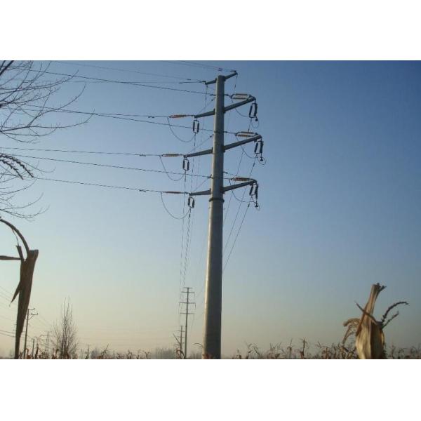 10KV-220KV Electric Power Galvanized Transmission Line Pole Tower