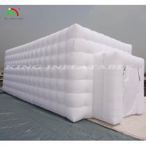 Quality Lighted Giant Inflatable Event Tent Sealed Inflatable Cube Tent Airtight Pvc Party Event Tent for sale