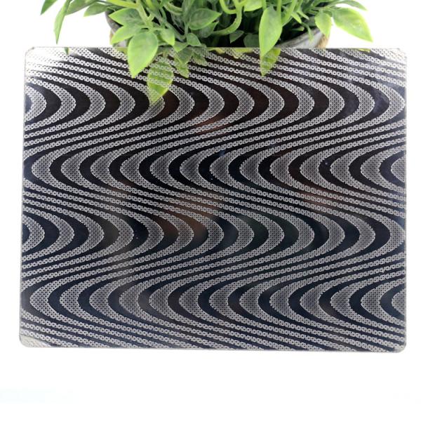 Buy 3mm Thickness Embossed Stainless Steel Sheet For Interior Decoration at wholesale prices