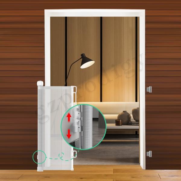 71 Inch Extra Wide Expandable Gate Outdoor Retractable Safety Gate