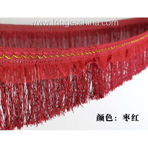 Latest decorative OEM custom design tassel fringe for curtain cushion trimmings