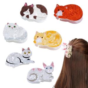 Acetic acid shark clip Cute Cat Hair Clip