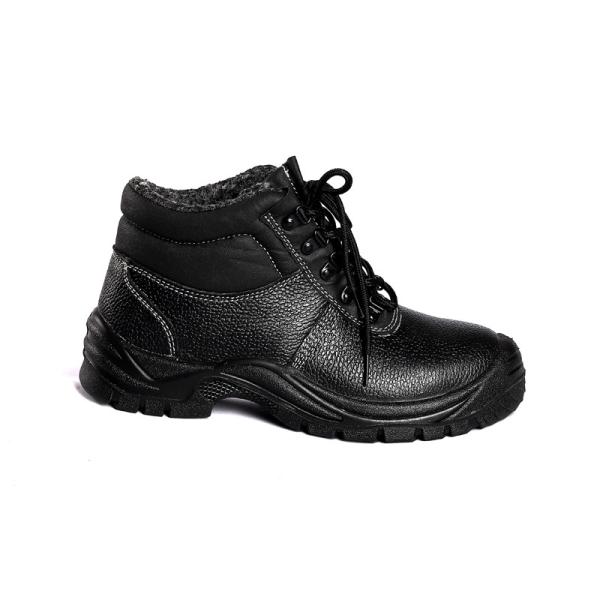 Shengjie Heavy Industry Anti-Puncture Safety Boots Anti-Slip Oil Resistant Embossed Leather Work Shoes