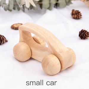 Beech Unisex ISO9001 Wooden Car Toy Police Montessori