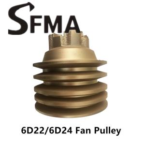 4 Groove OD209 Pump 6D24 Engine Fan Pulley