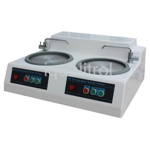 Double Disc Fixed Speed 300/600rpm Grinding Polishing Machine with Two Control