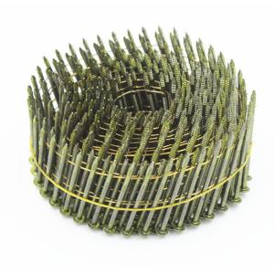2" 50mm Wooden Pallet Coil Nails 15 Degree Galvanized Steel for Construction