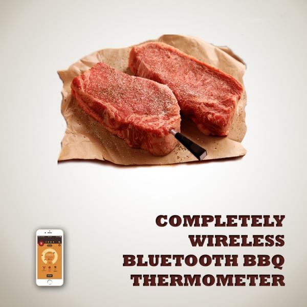 Smart Wireless BBQ Cooking Grill Oven Thermometer With Phone APP And USB Charger