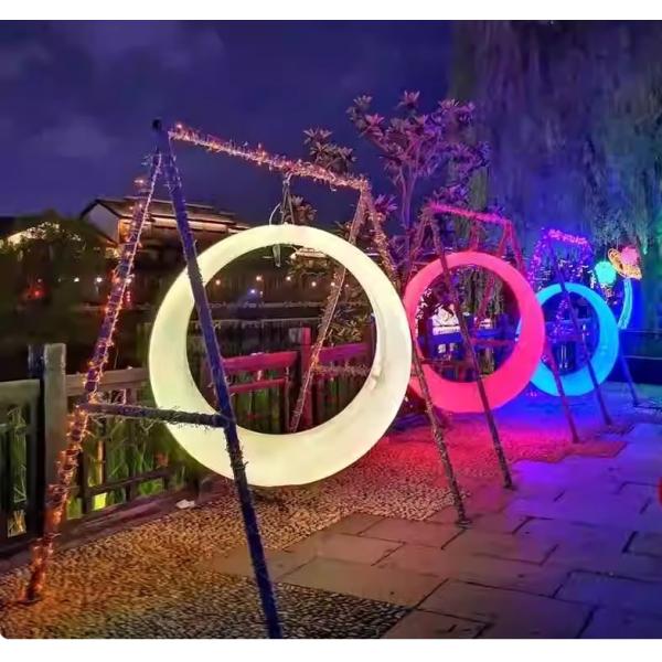 Buy Eye-Catching Reclining Swing Chair Vibrant Customizable Steel And Plastic Build at wholesale prices