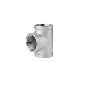 Male Connection Forged Stainless Steel Tee for Water Pipe and Connection