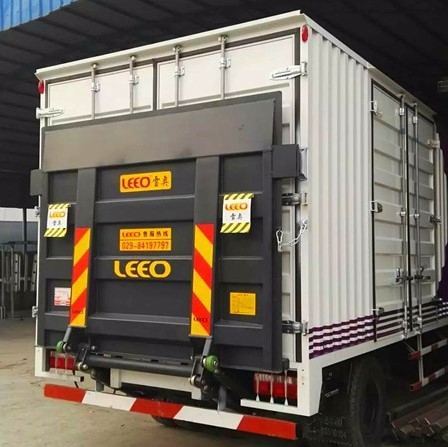 Steel tailgate lifting hydraulic equipment with a load capacity of 700kg, DC24V 2KW, color and size can be customize