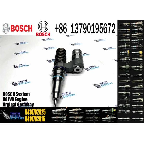 Injector Valve Good Quality Diesel Fuel Injector 0414702016 0414702025 For VOLVO PENTA D12D-A 21160093 3801293