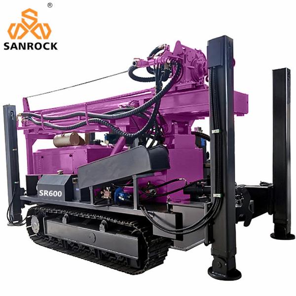 Buy Portable Water Well Drilling Machine 600m Depth Borehole Hydraulic Water Drilling Rig at wholesale prices