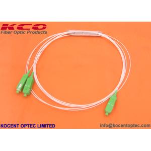 2 Way Fiber Optic Cable Splitter 1x2 PLC 1.0m LSZH LC APC Durable Tube