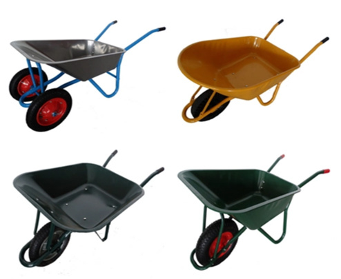 540mm Garden Cart Tools 150kg 6 Cu Ft Wheelbarrow With Steel Frame