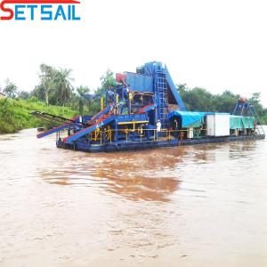 Electric Power Chain Bucket River Stone Diamond Dredger for Gold Initial Payment
