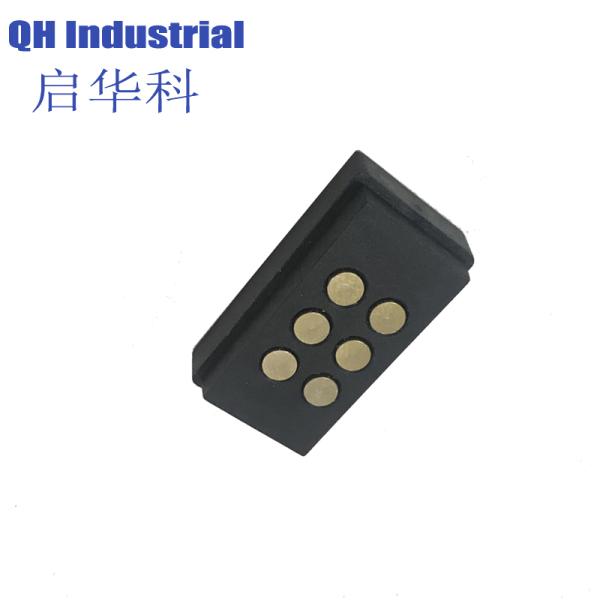 6Pin United States Amphenol Connector Magnetic Power Connector Magnetic spring loaded pin To Usb