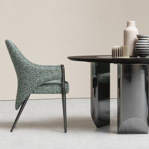 Dia 135x75cm Luxury Marble Dining Table High Temperature Resistance Furniture