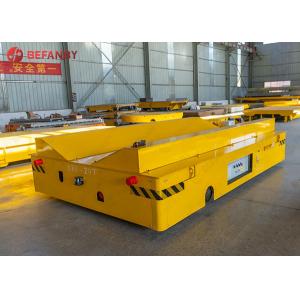 Dead Man Stop Trackless Transfer Cart Electric High Running Speed Without Rails