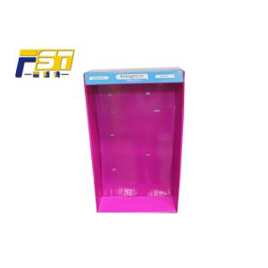 CMYK Printing Various Shape Cardboard Side Wing Display With Fine Workmanship