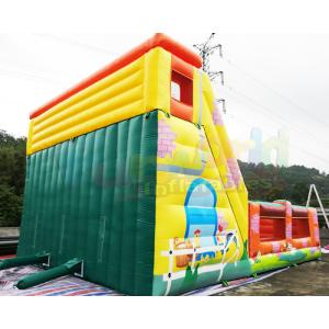 Quadruple Stitching Commercial Inflatable Slide Children Bounce House Jumping