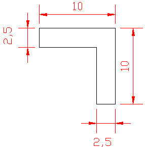 Golden Color Durable 10mm Brass L Profile 6m Length EN CW600N