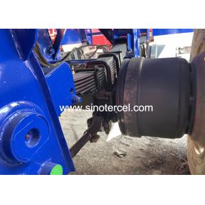 ISO/CCC/SGS Flatbed Trailer Semi Truck With Hydraulic Ramp