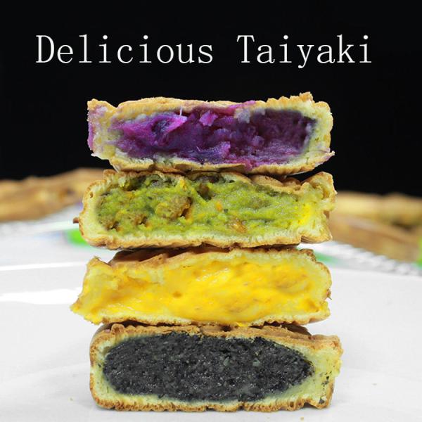 Stainless Steel Taiyaki Making Machine for Snack Equipment and 128x8x78mm Fish Size