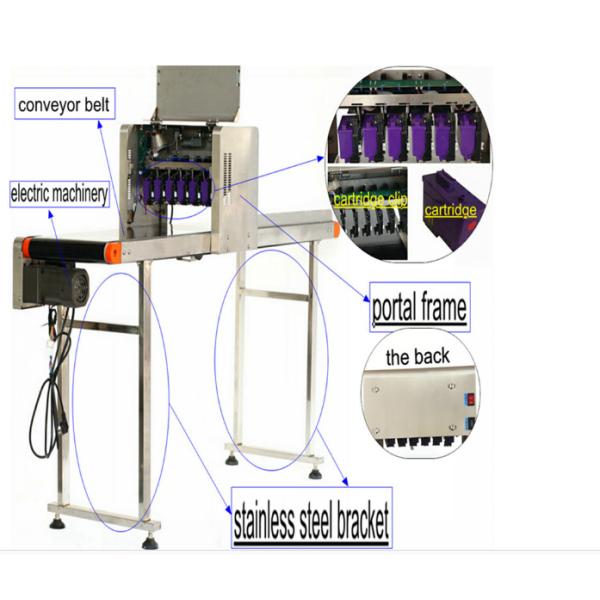 50 / 60 HZ Egg Inkjet Printer / Egg Marking Equipment With Touch Screen
